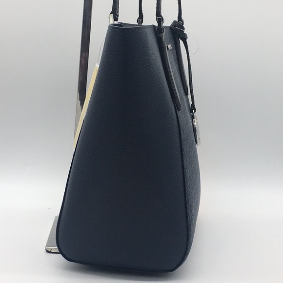 MICHAEL KORS KIMBERLY SM BONDED TOTE NAVY MULTI - Picture 6 of 14